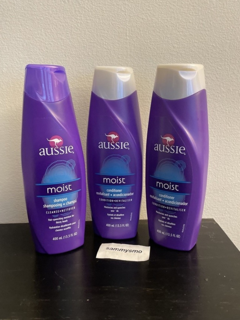 Aussie Moist Shampoo & conditioner 13.5 oz x3 Discontinued